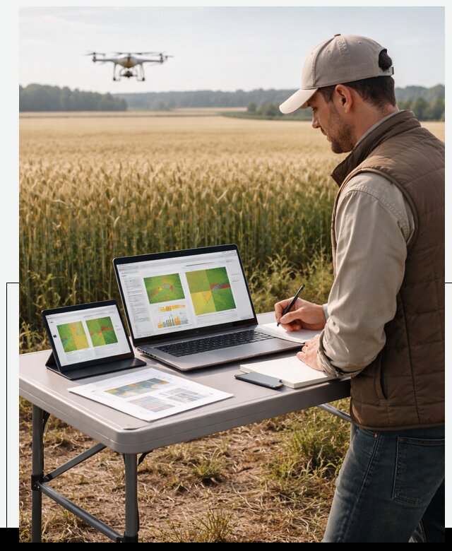 Система AI прогнозирования урожайности для точных агрономий в Колпине