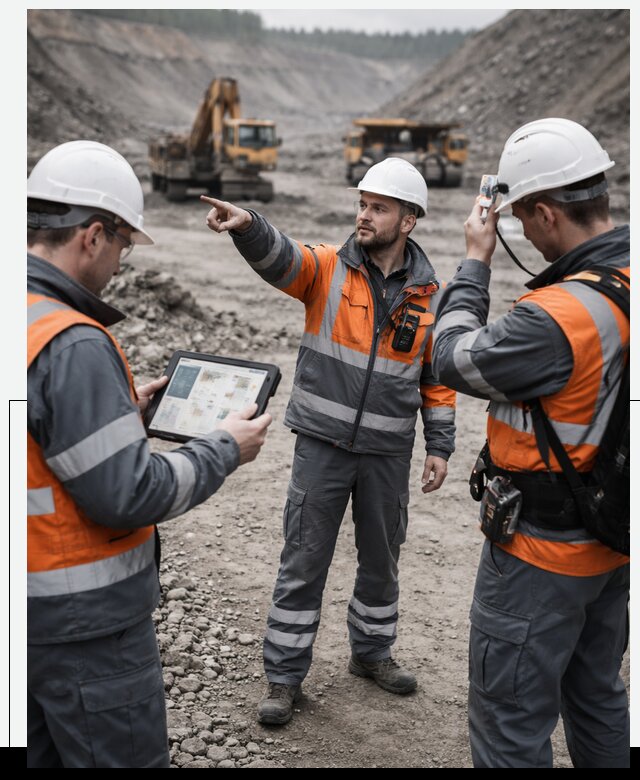 Система контроля персонала для горнодобывающей отрасли в Колпине