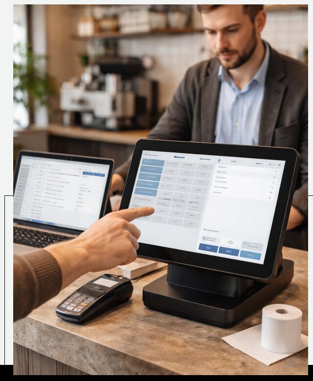 Кассовое ПО и POS системы под ключ в Колпине с поддержкой