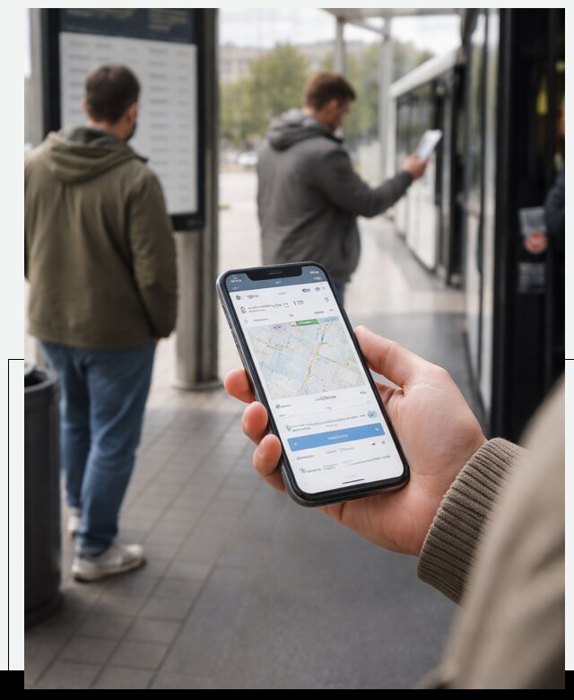 Мобильное приложение для пассажиров в Колпине с оплатой и расписанием